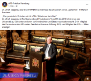 Ulrich Vosgerau AfD Watch Hamburg